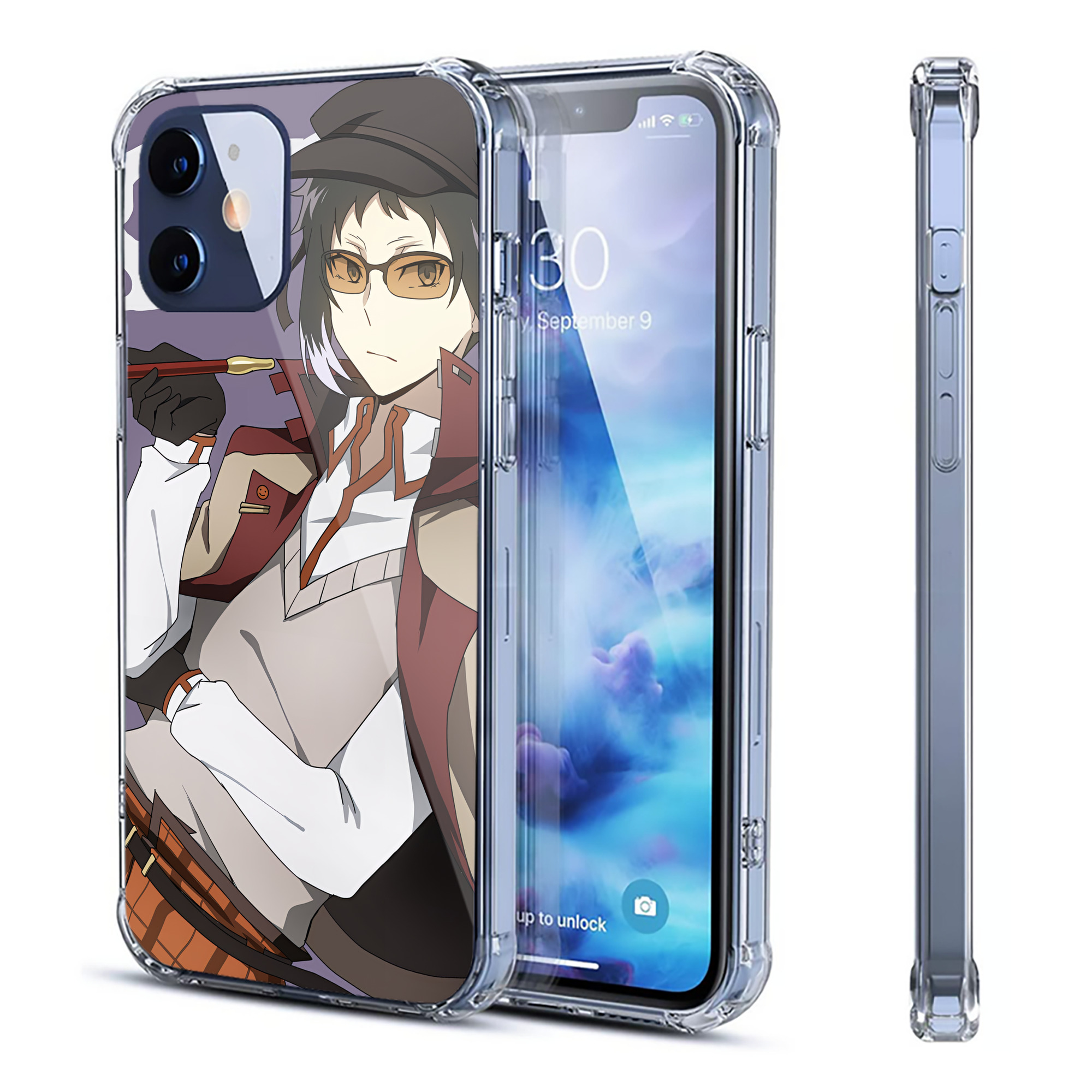 （画像用） 文豪ストレイドッグス Bungo Stray Dogs 【iPhone 12シリーズ対応】透明スマホケース（クリアソフトケース）